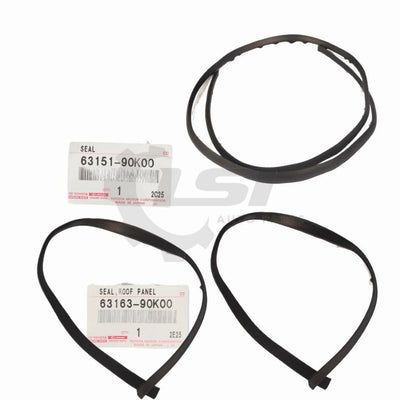 Genuine Landcruiser Hzj75 Fzj75 Fj75 Upper Windscreen Roof Weather Side Strips Strip