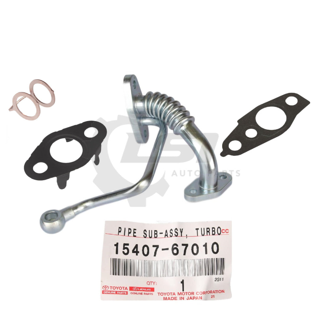 Genuine Prado 90 120 Series 1Kz Te 3.0 Td Turbo Oil Supply Drain Pipe Gasket Kit