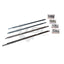 Genuine Toyota Landcruiser 100 105 Series Chrome Weatherstrips All Side Doors Weatherstrip