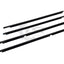 Genuine Toyota Landcruiser 100 105 Series Chrome Weatherstrips All Side Doors Weatherstrip