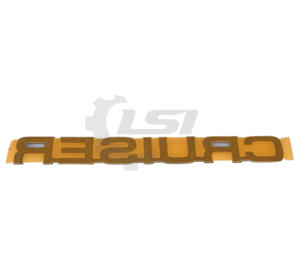 Genuine Toyota Landcruiser 100 Series Hdj Cruiser Badge Emblem Plate Tailgate