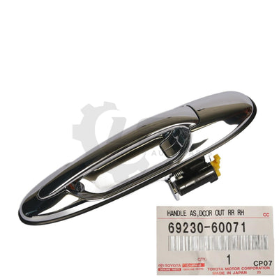Genuine Toyota Landcruiser 105 Series Hzj Fzj Outer Rear Right Rh Door Handle