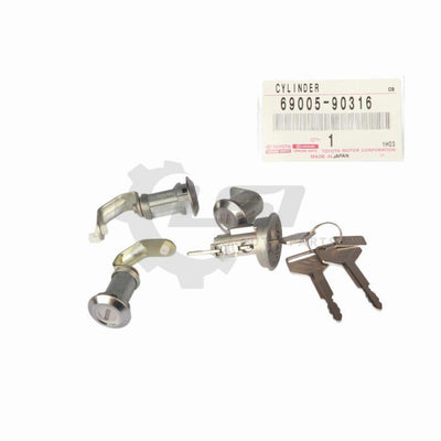 Genuine Toyota Landcruiser 40 45 47 Series Fj Bj Hj Cylinder Lock Set Key