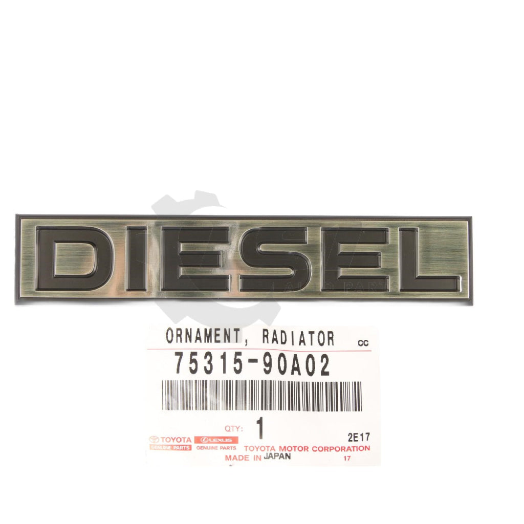 Genuine Toyota Landcruiser 40 Series And 60 Diesel Grille Badge Emblem