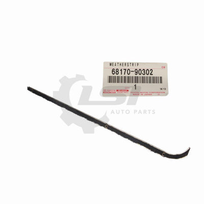 Genuine Toyota Landcruiser 40 Series Fj Bj Front Lh Door Glass Inner Rubber Seal Weatherstrip