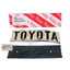 GENUINE Toyota LandCruiser 40 Series FJ40 FJ43 BJ Badge Emblem Plate w Rubber Pad Emblem