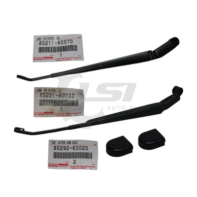Genuine Toyota LandCruiser 70 73 74 75 Series RHD Only Wiper Arm Cover Set Wiper Arm