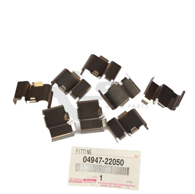 Genuine Toyota Landcruiser 70 80 100 105 Series Rear Disc Brake Pad Fitting Kit Pads Clip