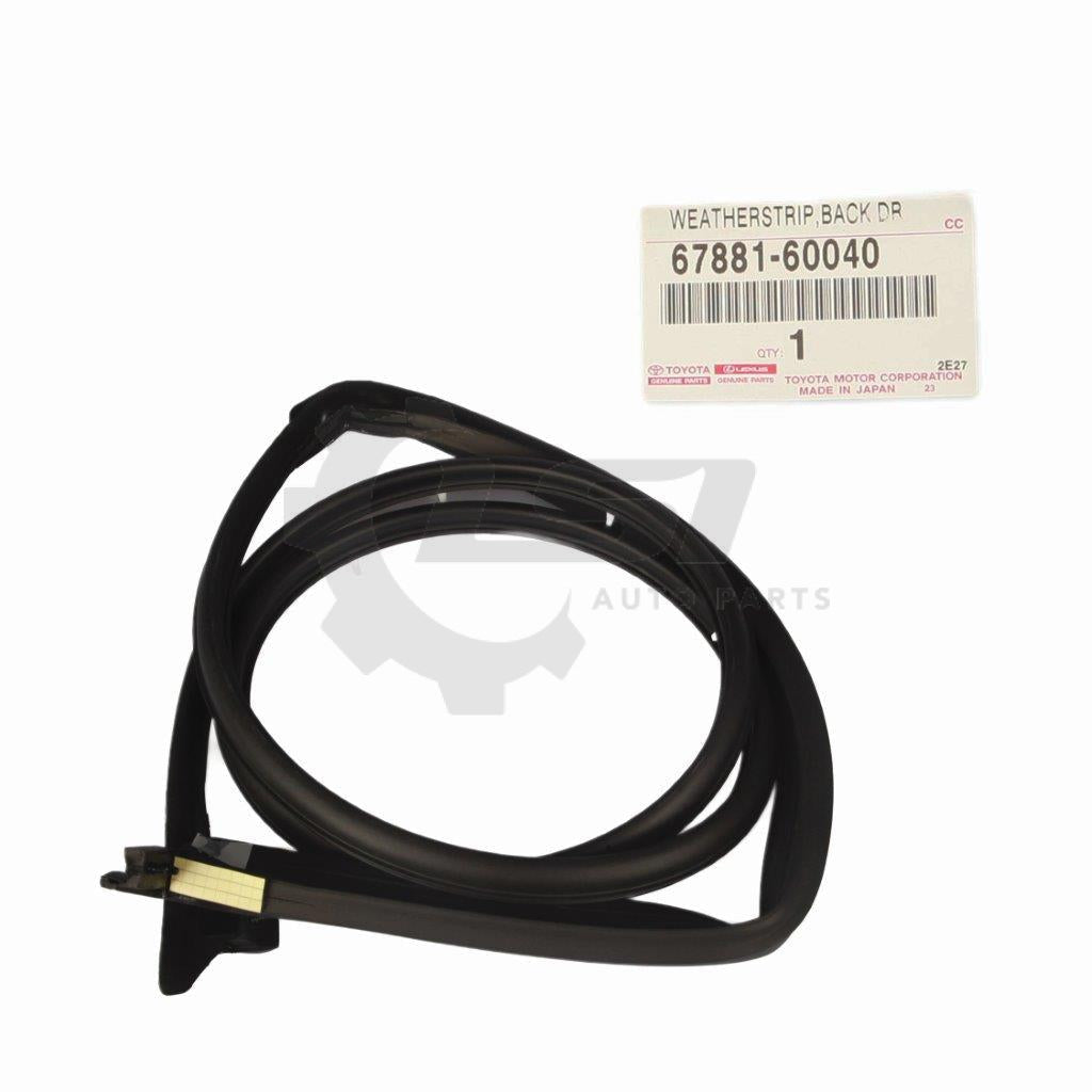 Genuine Toyota Landcruiser 70 Series Barn Doors Weatherstrip Seal Rubber Set Weatherstrip