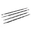 Genuine Toyota Landcruiser 80 Series Door Weatherstrip Moulding Black Full Set