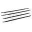 Genuine Toyota Landcruiser 80 Series Door Weatherstrip Moulding Black Full Set