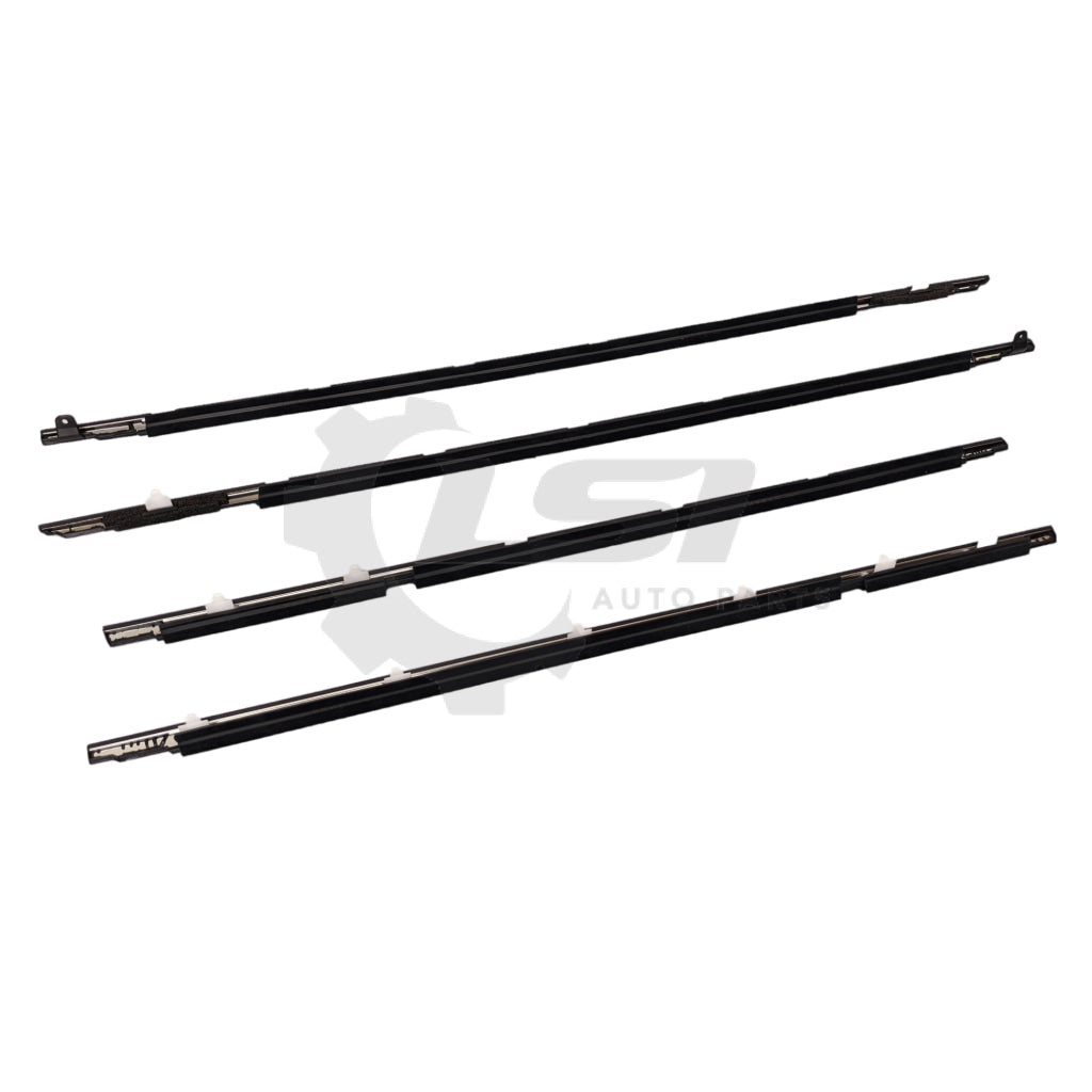 Genuine Toyota Landcruiser 80 Series Door Weatherstrip Moulding Black Full Set