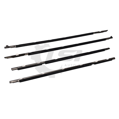 Genuine Toyota Landcruiser 80 Series Door Weatherstrip Moulding Black Full Set