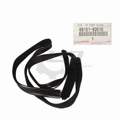 Genuine Toyota Landcruiser 80 Series Fzj Fj Front Lh Door Window Channel Rubber