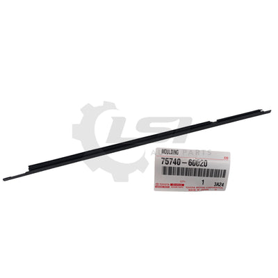 Genuine Toyota Landcruiser 80 Series Fzj Fj Lh Rear Door Weatherstrip Moulding