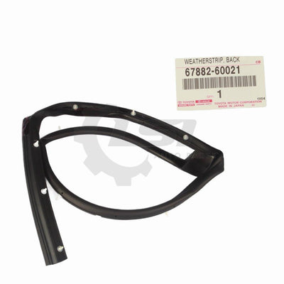 Genuine Toyota Landcruiser 80 Series Hdj Lh Back Barn Door Vertical Weatherstrip
