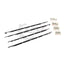 Genuine Toyota Landcruiser 80 Series Lh Rh Front Doors Outer Inner Moulding Set Weatherstrip
