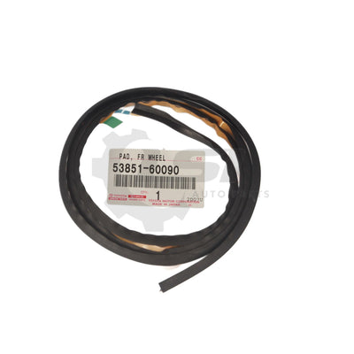 Genuine Toyota Landcruiser 80 Series Wheel Arch Flare Seal Black Adhesive Pad