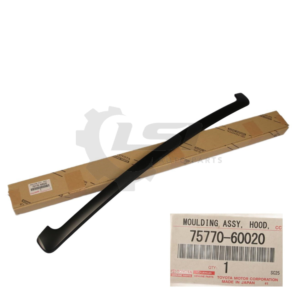 Genuine Toyota Landcruiser Prado 150 Series Front Grill Bonnet Mould Hood Black Moulding