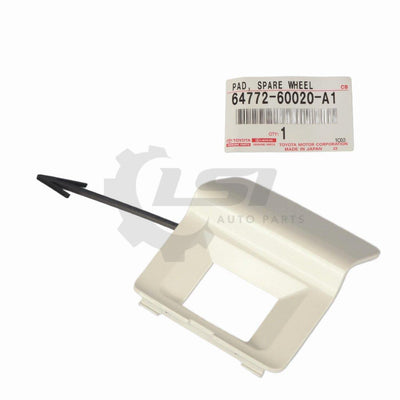 Genuine Toyota Landcruiser Prado 150 Series Tailgate Spare Wheel Camera Cover Pearl White