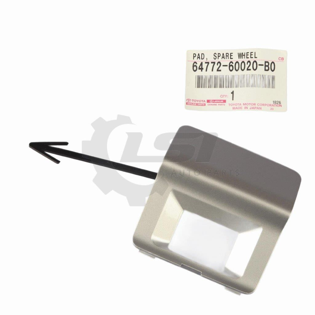 Genuine Toyota Prado 150 Series Grj Gdj Tailgate Spare Wheel Camera Cover Silver