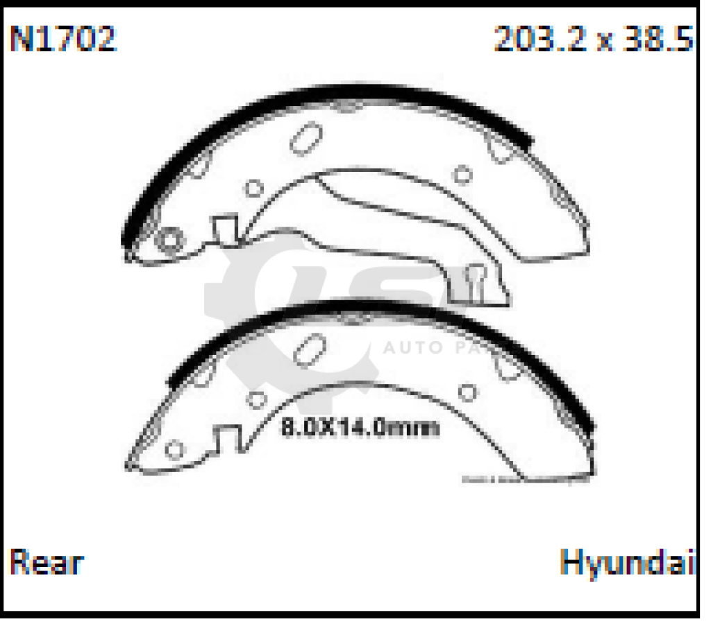 Horsepower Brake Shoes
