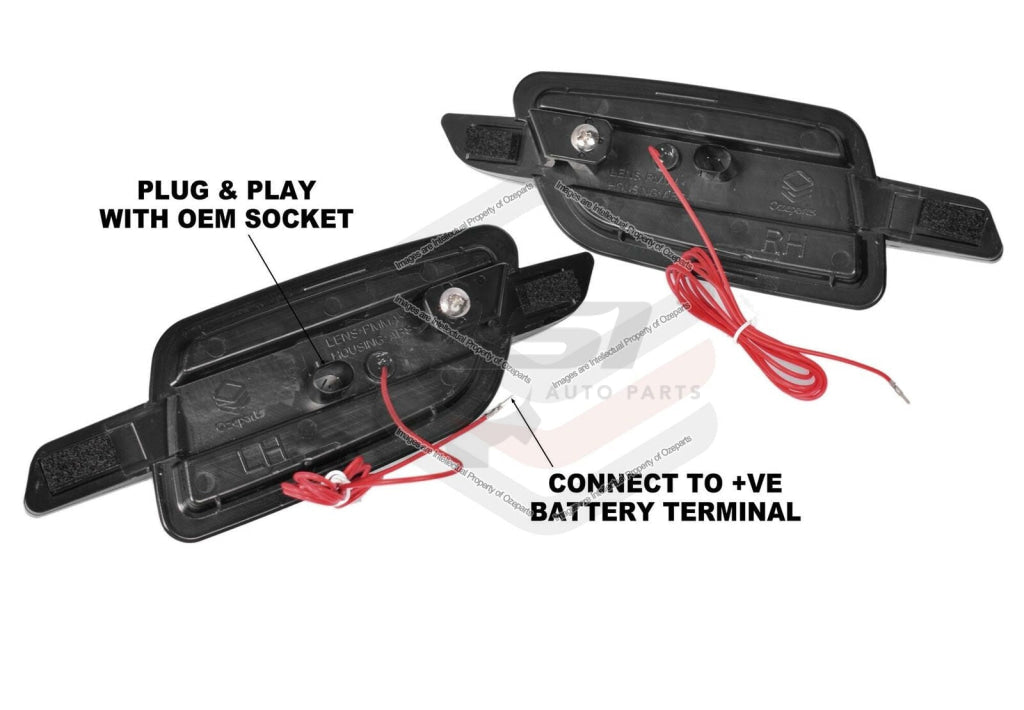 Led Stripe Bar Side Indicator Light Guard Flasher For Holden Commodore Ve