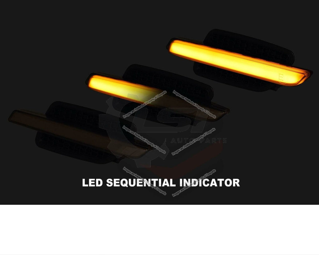 Led Stripe Bar Side Indicator Light Guard Flasher For Holden Commodore Ve