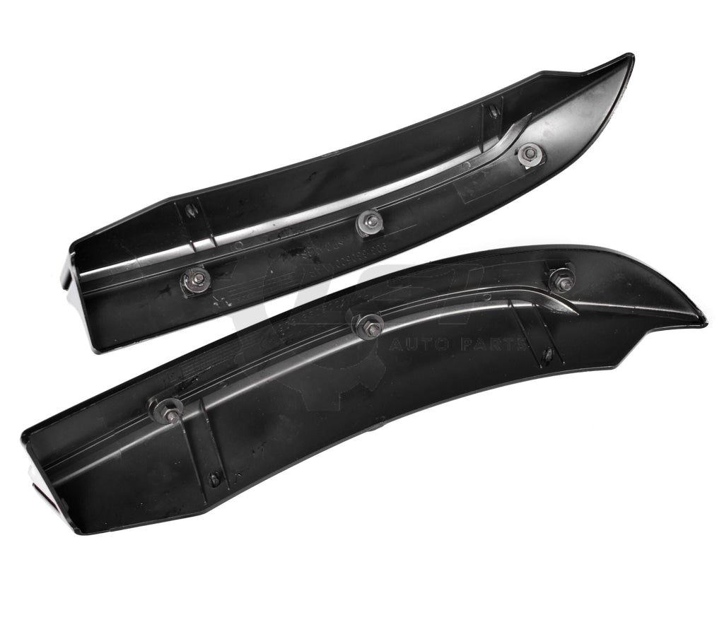 Lh + Rh Bumper Bar Side Lower Spoiler Pod Black For Ford Falcon Bf Xr6 Xr8 Extension