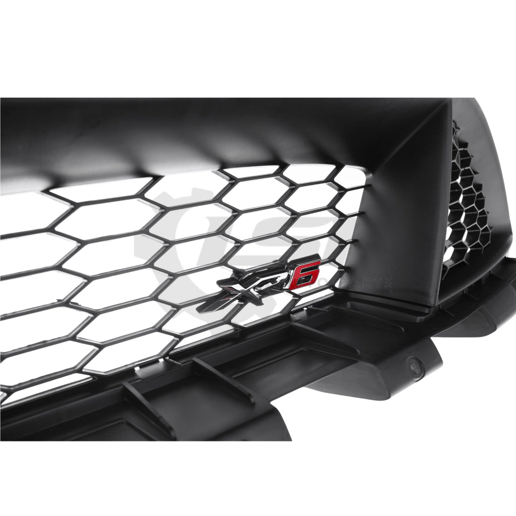 NEW Front Bumper Bar Grille + XR6 Badge Red For Ford Falcon FG Series 1 08~11 Emblem