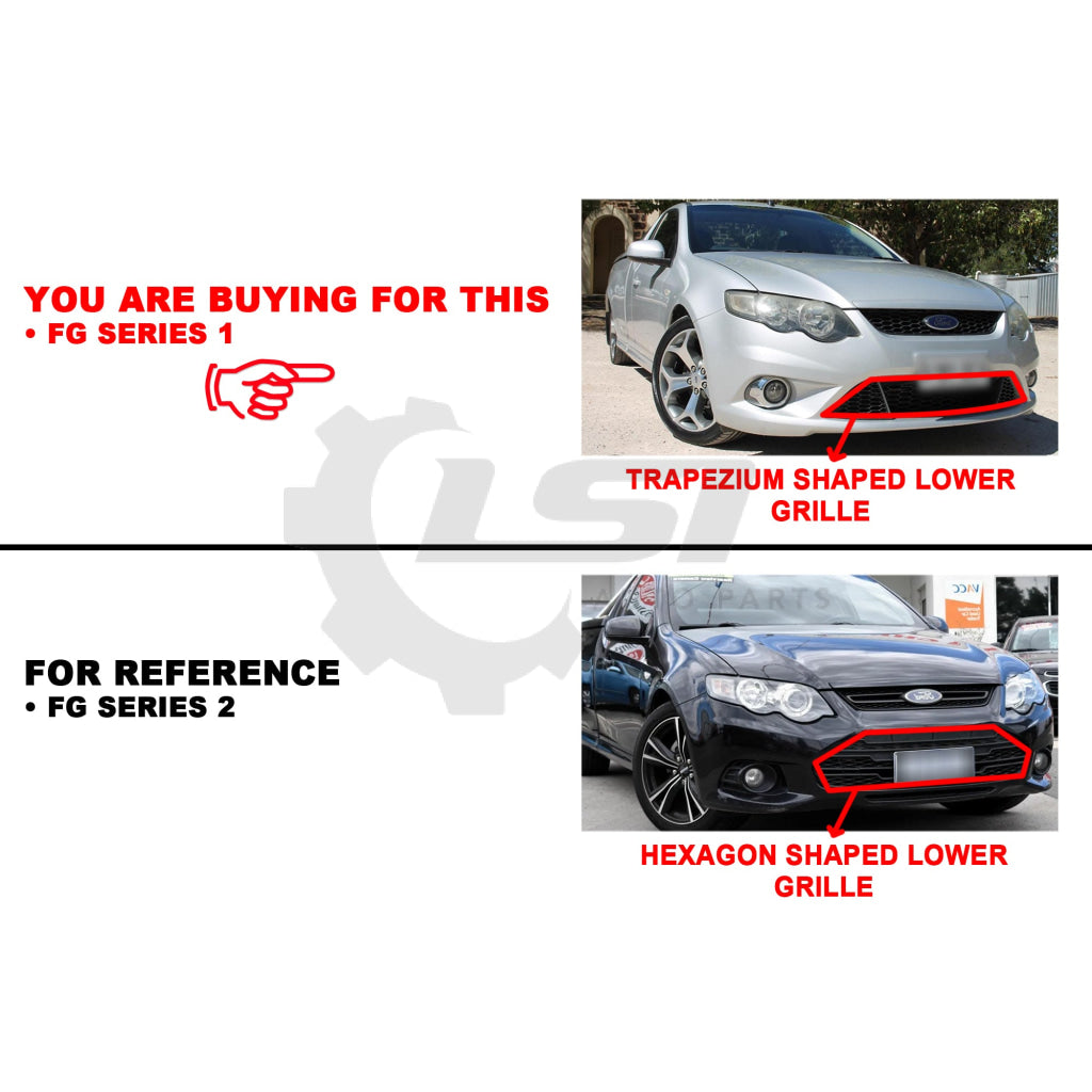 NEW Front Bumper Bar Grille + XR8 Badge Red For Ford Falcon FG Series 1 08~11 Grille