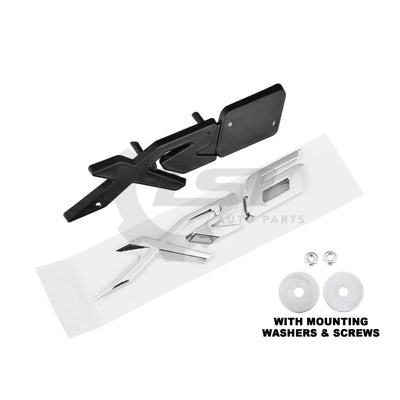 NEW XR6 Front Grille Badge Decal Emblem Logo Chrome ’6’’ For Ford Falcon FGX Emblem