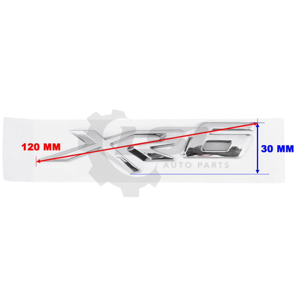 NEW XR6 Front Grille Badge Decal Emblem Logo Chrome ’6’’ For Ford Falcon FGX Emblem