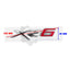 NEW XR6 Front Grille Badge Decal Emblem Logo Red ’6’’ For Ford Falcon FGX Emblem