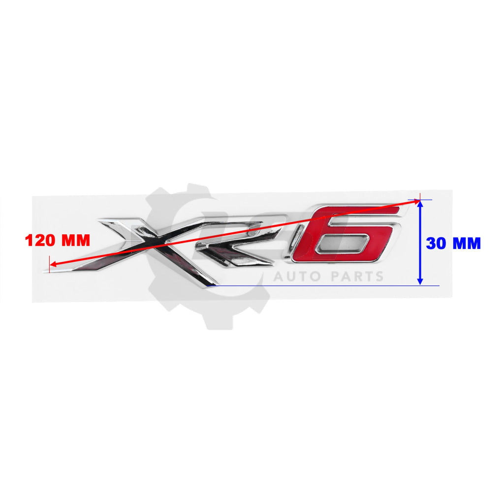 NEW XR6 Front Grille Badge Decal Emblem Logo Red ’6’’ For Ford Falcon FGX Emblem