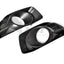 Pair Fog Light Lamp + Cover Surround Bezel (BLK) For Ford Falcon FG s2 XR6 XR8 Fog Light