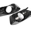 Pair Fog Light Lamp + Cover Surround Bezel Chrome for Ford Falcon FG s2 XR6 XR8 Fog Light