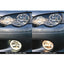 Pair Fog Light Lamp (Halo LED) & Lower Bumper Grille For Ford Falcon BF XR6 XR8 Fog Light