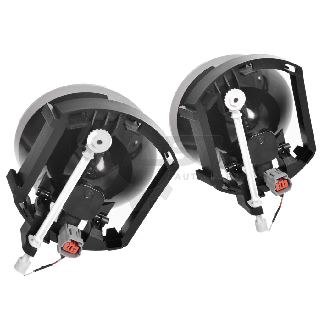 Pair Fog Light Lamp (Halo LED) & Lower Bumper Grille For Ford Falcon BF XR6 XR8 Fog Light