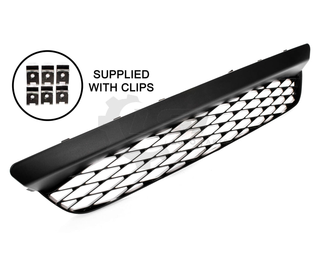 Pair Fog Light Lamp + Lower Bumper Mesh Grille Grill For Ford Falcon Ba Xr6 Xr8