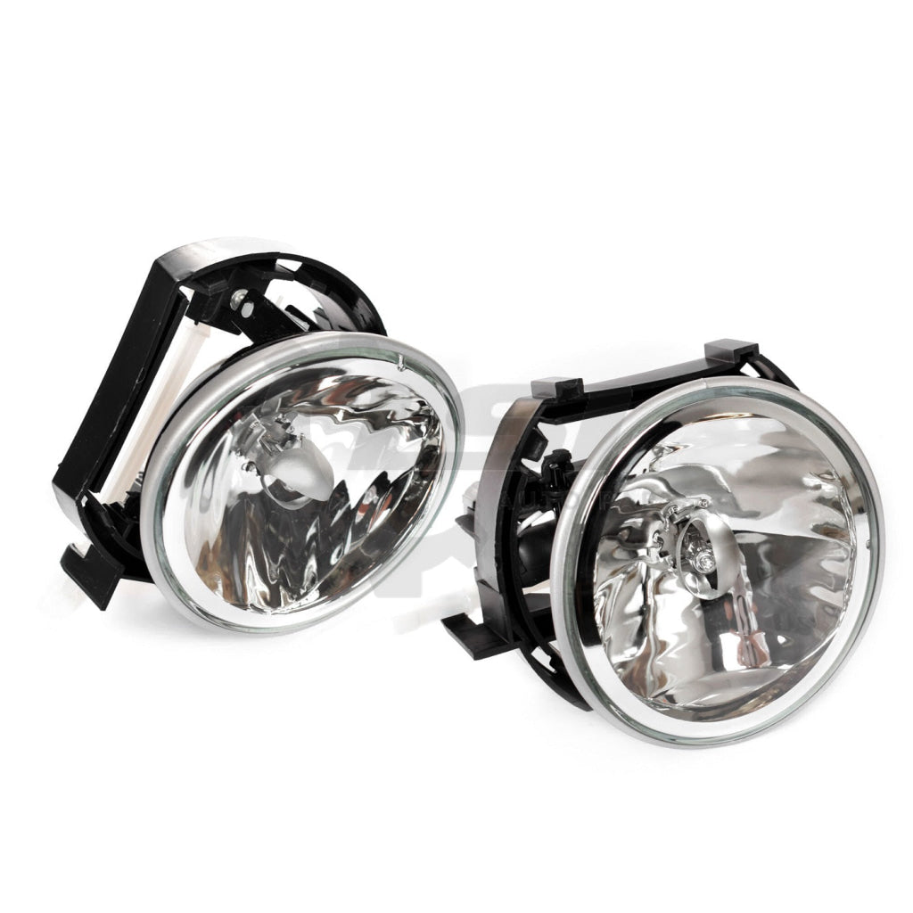 Pair Fog Light Lamp + Lower Bumper Mesh Grille Set for Falcon BF XR6 XR8 Grille Set