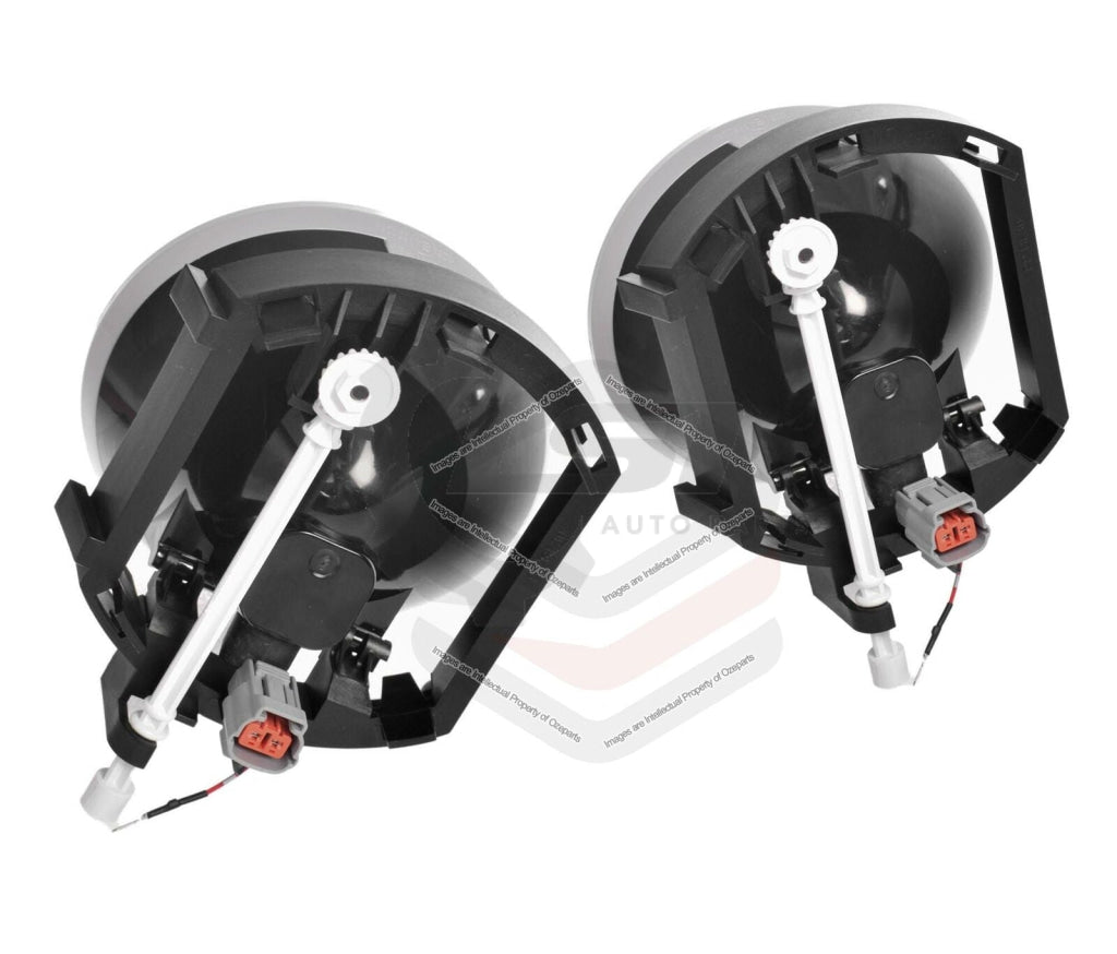 Pair Lh+Rh Fog Lights Spot Lamps (Halo Led) For Ford Falcon Ba Bf Xr6 Xr8 02-08 Light