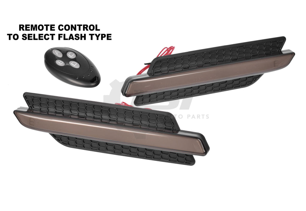 Pair Lh+Rh Led Side Indicators Flutes For Ford Falcon Ba Bf Sedan Ute Wagon Indicator Light