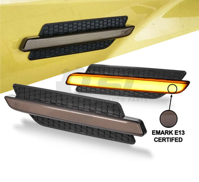 Pair Lh+Rh Led Side Indicators Flutes For Ford Territory 2004~2011 Suv Wagon Indicator Light