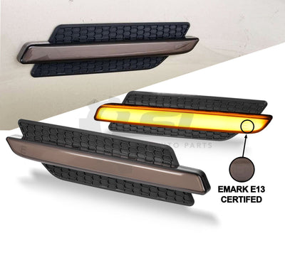 Pair Lh+Rh Led Side Indicators Flutes For Ford Territory 2004~2011 Suv Wagon Indicator Light