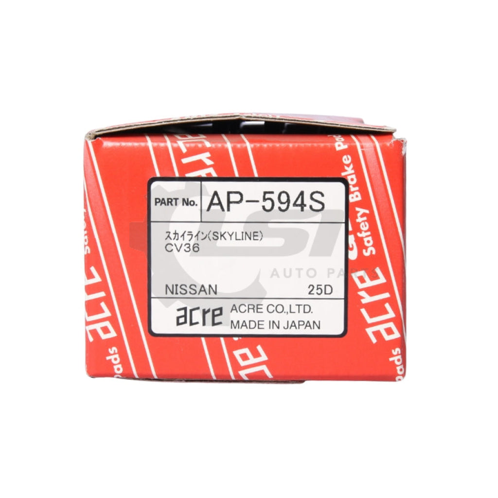 Rear Acre Brake Pads for Nissan 370z Infiniti G M Q50 Q60 Q70 Brake Pads