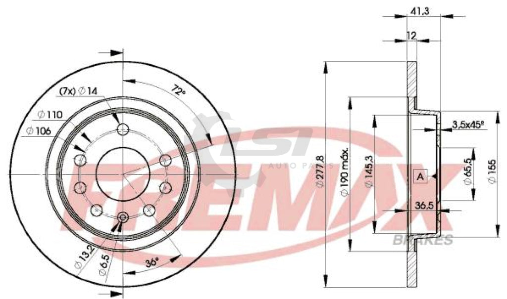 Rear Bendix Brake Pads And Disc Rotors For Holden Vectra Cd Zcf 2.2L 2003-2006 Kit