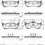 Rear Bendix Brake Pads And Disc Rotors For Mercedes Benz Ml320 W163 3.2L 01-03 Kit