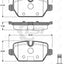 Rear Bendix Brake Pads And Disc Rotors + Sensor For Bmw 118 120 320 E87 E90 Kit