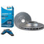 Rear Bendix Brake Pads And Disc Rotors Set For Holden Barina Xc 2001-2005 Kit
